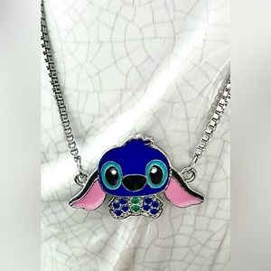 NWOT Disney Lilo and Stitch Charm Bracelet bead adjustable chain